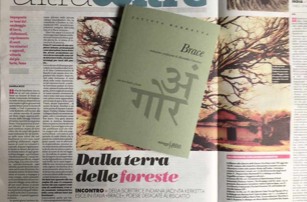 “Brace”: l’intervista di Daniela Bezzi a Jacinta Kerketta su il manifesto