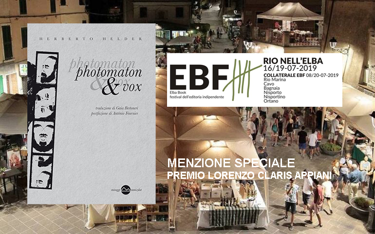 PREMIO LORENZO CLARIS APPIANI a PHOTOMATON & VOX tradotto da Gaia Bertoneri