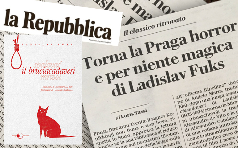 Il classico ritrovato – Torna la Praga horror e per niente Magica di Ladislav Fuks – di Loris Tassi su La Repubblica