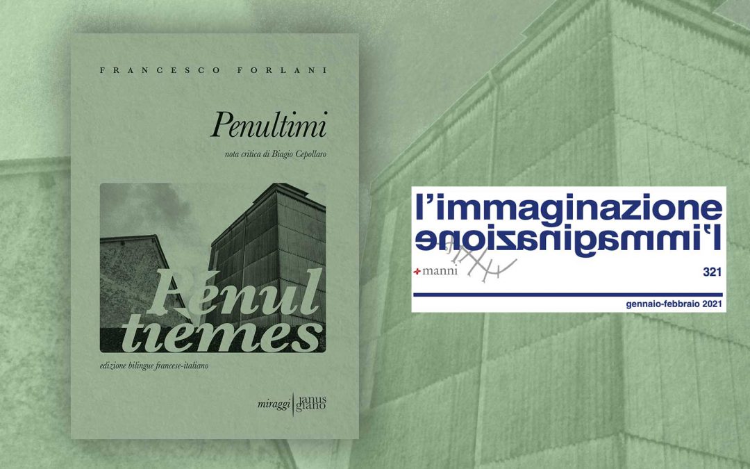 Penultimi – recensione di Jean-Charles Vegliante su L’immaginazione