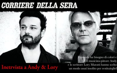Il libro-album di Andy e Lory: «Una flebo di colore in vena», sul «Corriere della Sera – Torino»