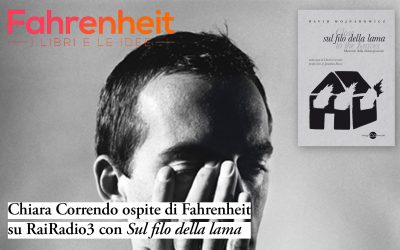 La traduttrice Chiara Correndo a Fahrenheit su Rai Radio 3 con «Sul filo della lama»