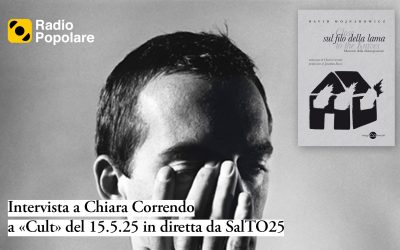 Intervista a Chiara Correndo a «Cult» di Radio popolare del 15 maggio 2025